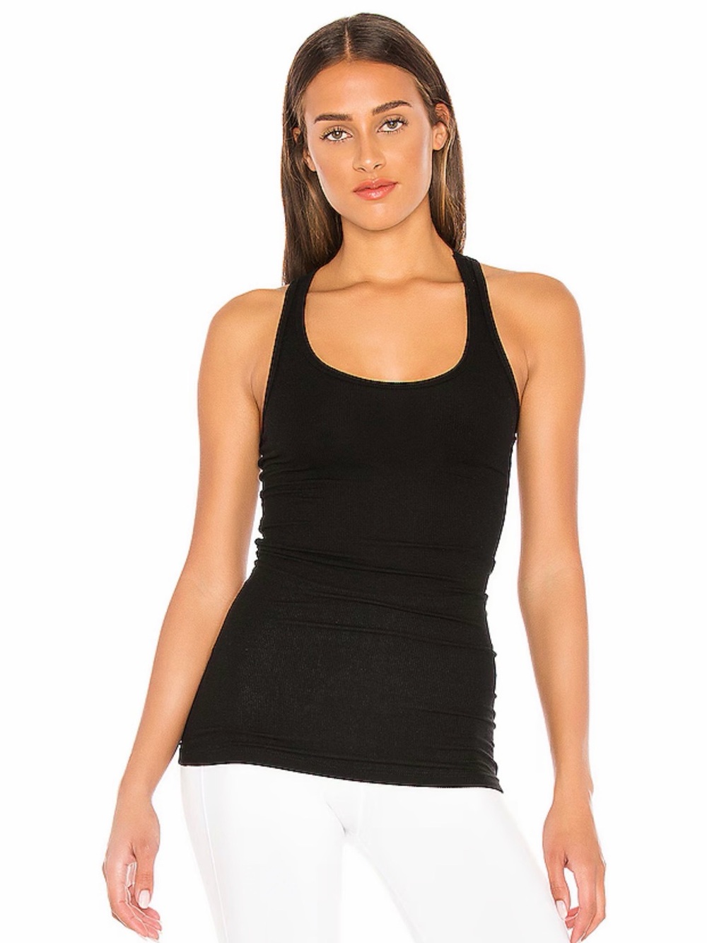 Splits59 Ashby Rib Racerback Tank in Black